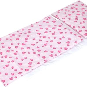 Bedding Set for Doll's Pram â€“ Soft and Cozy Mattress, Blanket, and Pillow for Doll Stroller