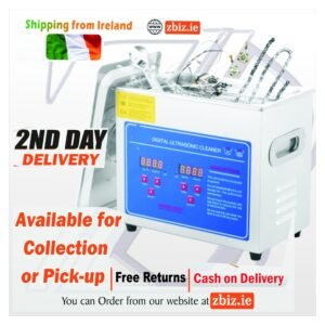 2L Washing Machine Ultrasonic Cleaner - Compact Ultrasonic Tub Cleaner for Effective Cleaning of Small Parts, Jewelry, and Delicate Items - Efficient and User-Friendly Ultrasonic Cleaning Solution for