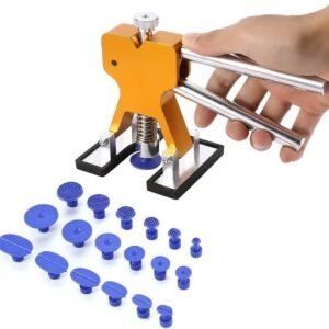 18-Piece Suction Cup Paintless Dent Repair Kit â€“ Car Dent Removal Tool Set with Dual Lever Dent Remover for Vehicles, Refrigerators, and More
