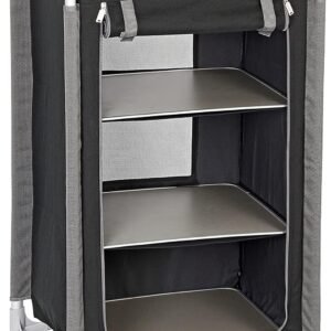 Camping Storage Cupboard with 3 Shelves â€“ Portable Organizer for Outdoor Gear and Supplies