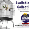 145 cm Tall Bird Cage with Stand - Spacious and Sturdy for Your Feathered Friends