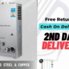 8L LPG Propane Gas Tankless Instant Water Heater - Efficient Hot Water Solution for Home Use with Compact Design