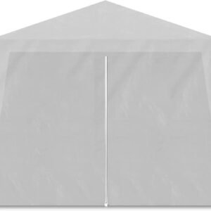 3m x 6m Gazebo Party Tent Event Marquee Awning White Waterproof UV Resistant Canopy Outdoor Wedding Garden Shelter with Steel Frame for Camping Celebrations and Gatherings