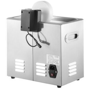 6L Vinyl Ultrasonic Cleaner with Foot Pedal Mop Bucket with 145cm Stainless Steel Handle, 5 Microfiber Mop Heads & 5 Cleaning Cloths - Ideal for Easy Floor Cleaning and Home Use