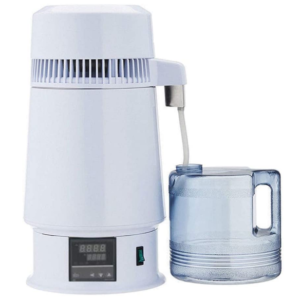 Upgraded 4L 750W Digital Control Distilling Water Machine with Handle