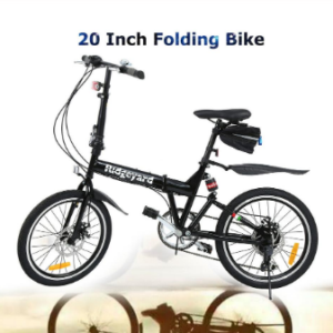 Unisex Folding City Bike Bicycle 7-speed Kids Adult bicycle