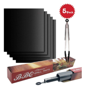 Set of 5 Non Stick Barbecue Baking Mat