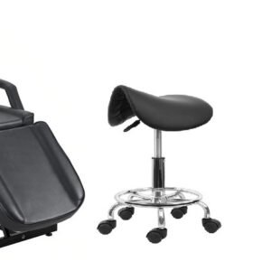 Thick Padded Massage Bed with Stool, Comfortable Beauty Balance Bed for Salon and Home Use