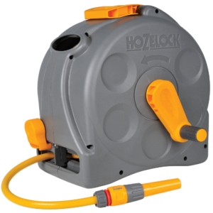 Wall Mounted Compact 2 in 1 Reel with 25m Hose Lightweight Design