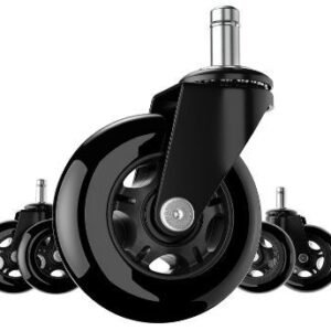 Smooth running and Durable 5 Set Hard Floor Castors Wheels for Office Chair