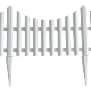 Set of 6 Plastic Wood Effect Garden Border