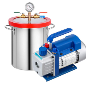 Single-Stage Vacuum Pump with Vacuum Chamber (12L)