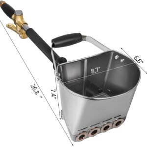 Plaster launcher, compressed air