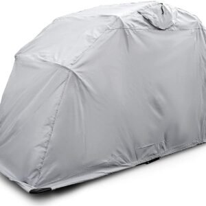 Small Silver Motorcycle Protection Garage Cover