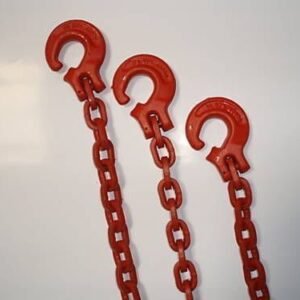 Set of 3, Forst choke chains / loop chains 8 mm 2.5 m
