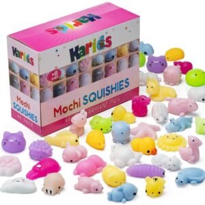 Mini Animal Squishy Pack - 40 Pieces Random Mochi Squishies