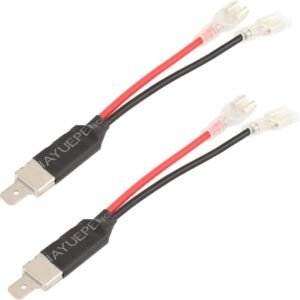 Male Plug LED Headlight Replacement Single Diode Converter