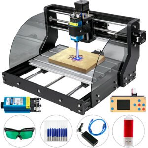 500mW Pro CNC Router Engraving Machine with 3018 Offline Controller - Ideal for Wood and Soft Material Engraving