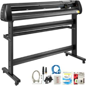 Vinyl Cutter Machine 53 Inch Vinyl Cutter With Floor Stand Adjustable Force & Speed Vinyl Plotter for Sign Making