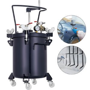 8-Gallon Spray Bottles and 30L Pressure Feed Paint Pot Tank - Includes Sprayer Regulator for Efficient Paint Application and Control