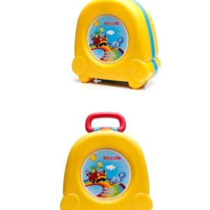 Travel Portable Kids Foldable Sink Baby Can Camp Bucket Cover Toilet Trainer Carries Outdoor Child With Charming Cartoon