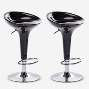 Set of 2 Bar Stools with Gas Lift â€“ Perfect for Kitchen Counters or Home Bars, Great Value