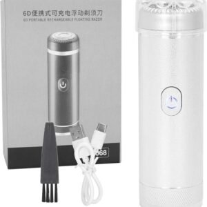 Waterproof Portable Electric Shaver, Detachable Razor Easy to Hold and Use for Home Travel Shaver Men's Razor
