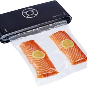Vacuum Sealer, 30 cm seam + vacuum bag roll, black