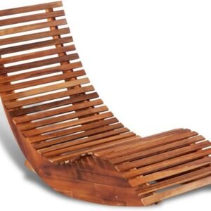 Sunlounger FSCÂ® Certified Acacia Wood Ergonomic Rocker