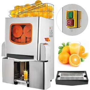 Stainless steel 22â€“30pc Commercial Auto Feed Orange Juicer Machine